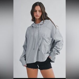 🆕🤍GRAY TARA PULL OVER